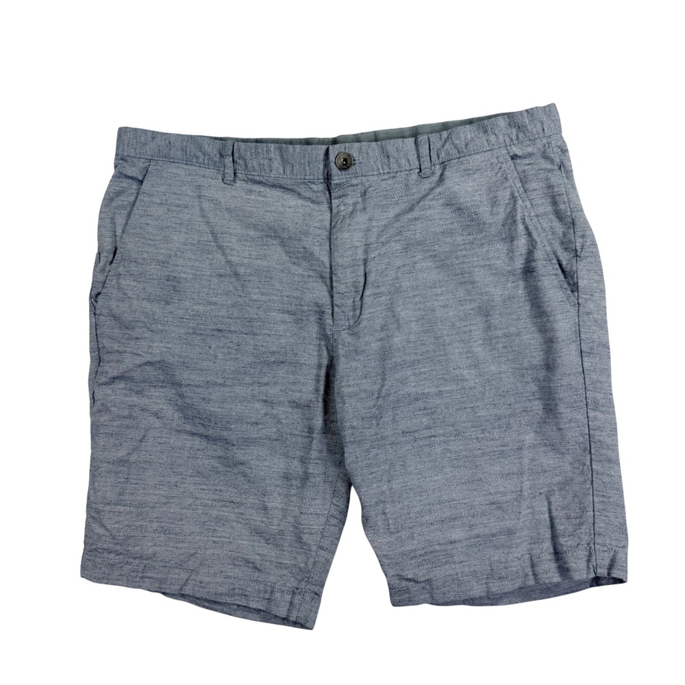Calvin Klein Shorts‎ Mens W36 Blue Slim Fit Cotton Heathered Casual Summer
